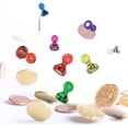 thumbnail image 1 of Imanes de chinchetas al azar, imanes de oficina, paquete de 60 imanes fuertes de 7 colores para cocina, hogar y escuela, imanes para aulas, tablero de borrado en seco para refrigerador, 1 of 5