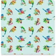 thumbnail image 3 of GZHJMY Square Drink Coasters 2 Pcs Watercolor Birds on Flowers Absorbent Ceramic Coffee Coasters for Drinks with Cork Base Housewarming Gift for Home Decor, 3 of 6