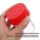 thumbnail image 5 of FUTUREORYY 10Ud Caja De Sellos Roja Transparente Con Capacidad Adecuada Para Almacenamiento Y Fácil Transporte, 5 of 8