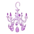 thumbnail image 2 of Lipstore Hanging Drying Rack 360 degree Rotatable Windproof for Lingerie Scarf Baby Clothes Purple, 2 of 8