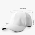 thumbnail image 2 of CUIYUAN Unisex Baseball Cap Letter Print Golf Dad Hat Adjustable Original Classic Low Profile Cotton Hat Unconstructed Cap Breathable Sun Hat For Men And Women, 2 of 2