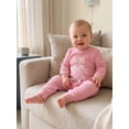 thumbnail image 6 of RUINIXCW New To The Cousin Crew Newborn Baby Boy Hospital Coming Home Outfit Infant Baby Boys Fall Winter Clothes Long Sleeve Waffled Romper and Pants Hat Set, 6 of 9
