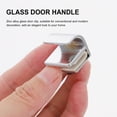 thumbnail image 2 of SHISUYAN 4 Pcs Poignée de Porte en Verre Sans Perçage en Alliage de Zinc Accessoire de Poignée de Douche en Verre, 2 of 9