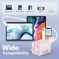thumbnail image 2 of 70W 65W USB C Fast Charger Compatible with Nintendo Switch 2 Charger/Steam Deck/Deck OLED/ROG Ally/Switch Lite/OLED Power Adapter, 2 of 7