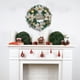 thumbnail image 5 of Christmas Wreath Rattan Christmas Decoration Wreath Door Hanging Hotel Scene, 5 of 6
