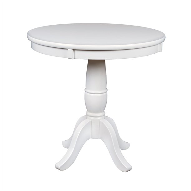 Mod 30" Round Pedestal Table White
