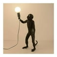 thumbnail image 2 of Plata Décor Import Inc Petite lampe de table singe debout noire, 2 of 3