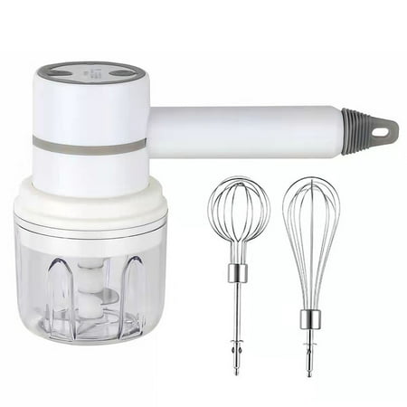 

MINI Household Cordless Electric Hand Mixer USB Rechargable Handheld Egg Beater