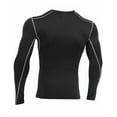 thumbnail image 4 of LANBAOSI Men's Compression Shirts Long Sleeve Cool Dry Workout Undershirt, 3 Pack, Size S, 4 of 7