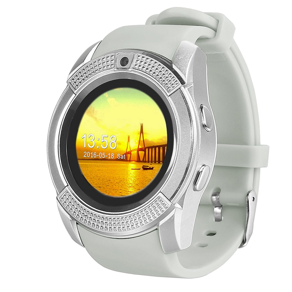 V8 Bluetooth and GSM Unlocked Smart Watch with Camera & IPS