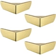 thumbnail image 1 of Patas para muebles de cocina DIY, patas para mesa de centro, gabinetes, cama, sofá, silla de escritorio de Metal dorado fuerte, patas silenciosas antideslizantes, Juego de 4, 1 of 5