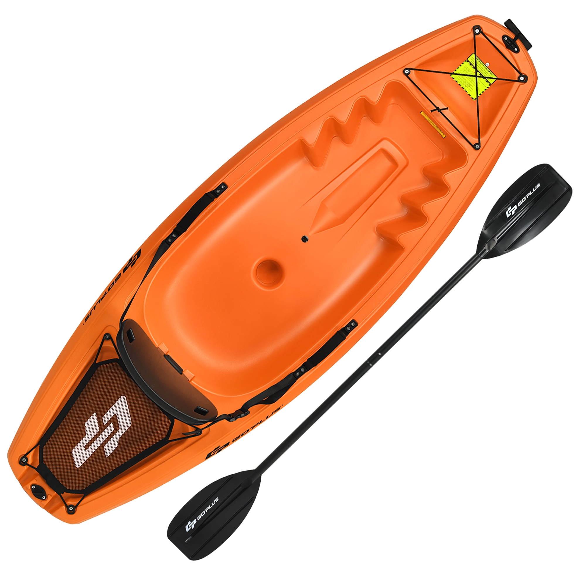 Goplus 10.8' Inflatable Kayak Set K1 1-Person Sit-On-Top Kayak 