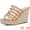 Nude, variant on Women's Platform Strappy Wedges Sandals Nude US 10/UK 8/EU 41