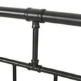 thumbnail image 3 of Noble House Wesson Contemporary Iron King Headboard, Flat Black, 3 of 8