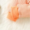 thumbnail image 6 of Leey-World Toddler Girls Fall Clothes Set Long Sleeve Sweatshirts Tops Floral Skirt Outfit Toddler Clothing for Girls(Orange,0-6 Months), 6 of 9