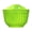 Green, variant on Partheme Wall Planter Hanging Flower Pot, Window Hang Indoor Outdoor Plant Basket for Fence, Railing Resin Pots with Drainage Meshes, Half Round Herb Holders for Garden , White