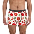 thumbnail image 2 of Goofa Fresh Red Tomato Printed Men's Boxer Briefs Underwear, Moisture-Wicking Underwear, Trunk,Soft and Breathable Cotton Underwear-Medium, 2 of 9