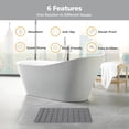thumbnail image 2 of SOZOMO Tapete de Ba&ntilde;o de Piedra de Diatomita 60x39 CM,Tapete para Ba&ntilde;o,Dise&ntilde;o Plegable,Tapete Ultra Absorbente de Diatomita,Alfombra de Ba&ntilde;o Antideslizante, 2 of 9