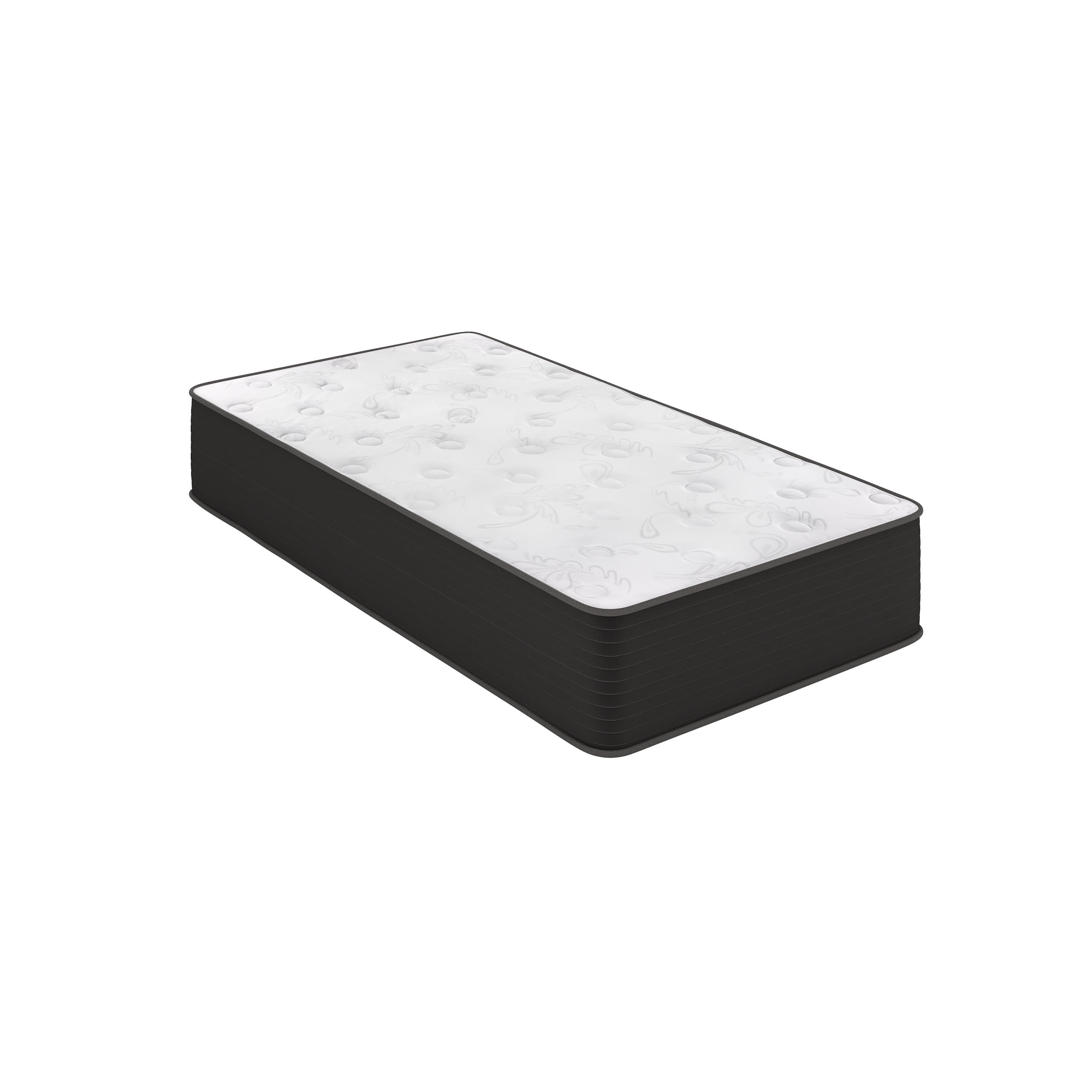 Flash Furniture Cooling Gel 12 Inch CertiPUR-US Certified Foam and Pocket Spring Hybrid Mattress, Twin Mattress in a Box