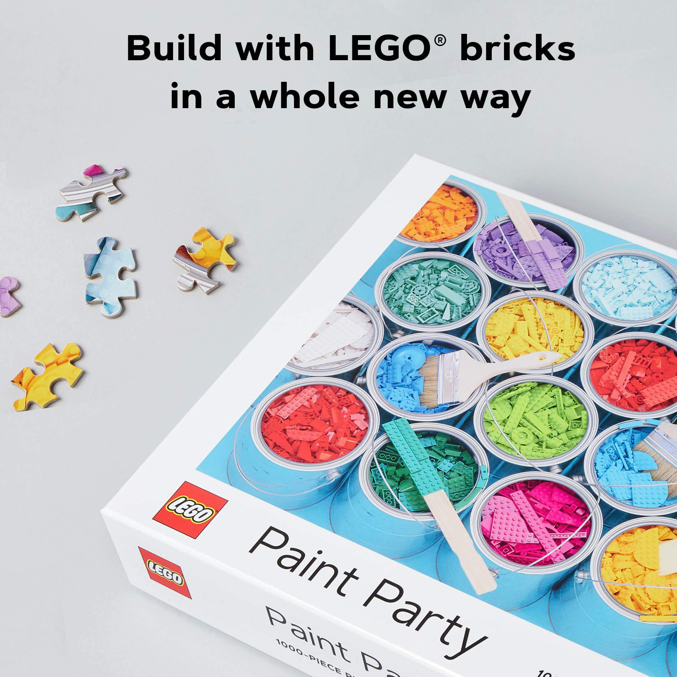 Chronicle Books Lego Paint Party 1000pc Jigsaw Puzzle Legos for sale online 