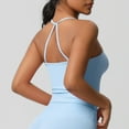 thumbnail image 6 of tarylea Yoga Tank Tops for Women Spaghetti Strap Square Neck Sleeveless Crop Top Casual Comfy Stretch Workout Tops, 6 of 7