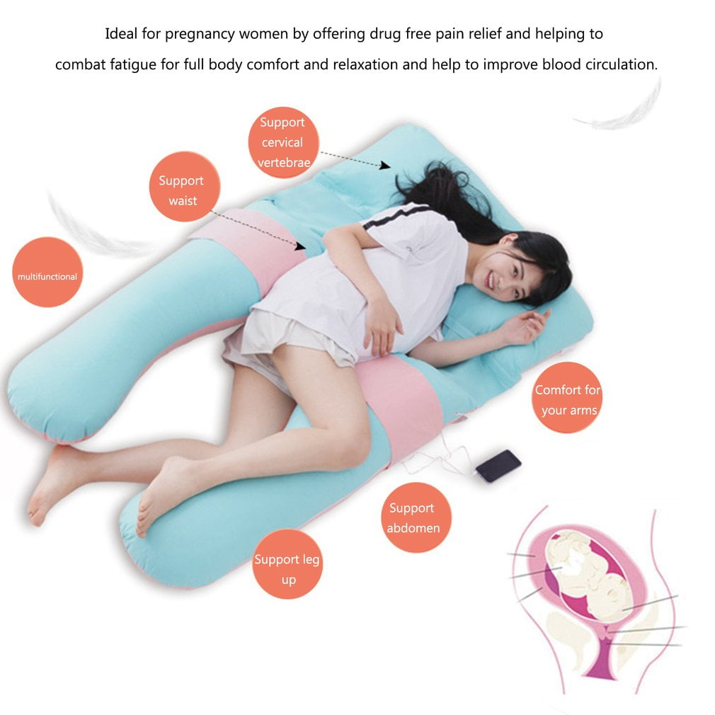 Maternity Mat U Shape Pregnancy Pillow Multifunctional Waist Support Cushion