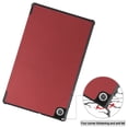 thumbnail image 6 of Dteck Case for Lenovo Tab M10 HD (2nd Gen) 10.1 2020 TB-X306F, Smart Case Trifold Stand Slim Fit Lightweight Shockproof Case Cover for Lenovo Tab M10 HD (2nd Gen) 10.1 2020,Winered, 6 of 8