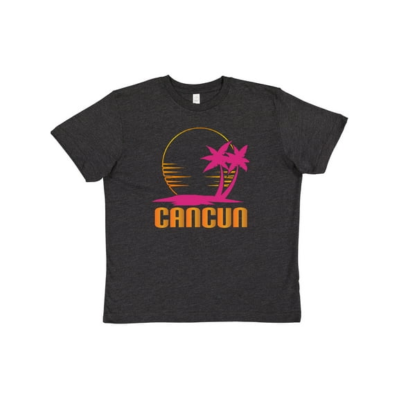 Inktastic Cancun Mexico Sunset Youth T-Shirt