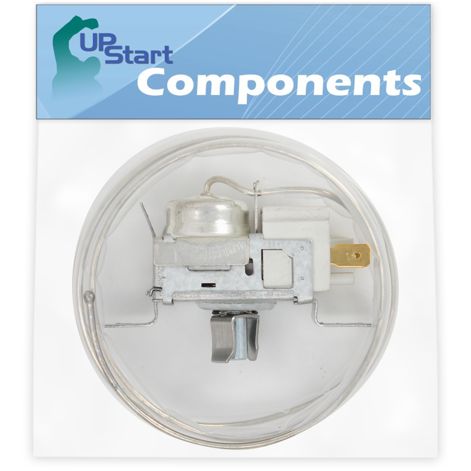 2198202 Cold Control Thermostat Replacement for Whirlpool ED22DQXEW00 Refrigerator - Compatible with WP2198202 Refrigerator Temperature Control Thermostat - UpStart Components Brand - image 1 of 3