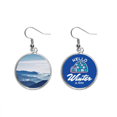 thumbnail image 1 of Cielo sol nubes montañas de naturaleza Cuelgue la joyería del pendiente del hielo del invierno de la gota Unbranded M, 1 of 3