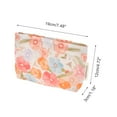 thumbnail image 2 of Unique Bargains 1 Pc Portable Ditsy Floral Makeup Bag Polyester Cotton Multicolored Medium, 2 of 5