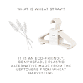 thumbnail image 5 of 3 Sprouts Baby Wheat Straw Plastic Clothes Hangers - Pack of 30 - Speckled Pink, 5 of 6