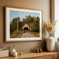 thumbnail image 4 of Orne Covered Bridge, Irasburg - Irasburg Vermont Photography Bridge Autumn Rural Woodland Scenic Architecture Landscape Oak Framed Wall Art Print 16 x 24 inches, 4 of 6