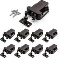 thumbnail image 1 of 8 Pack Push Latchtouch Latch Safe Push Latchrebound Self-locking Deviceopen Catch Lock Drawer Cabinet Catch Touch Latch Cupboard Bedroom As shown, 1 of 5