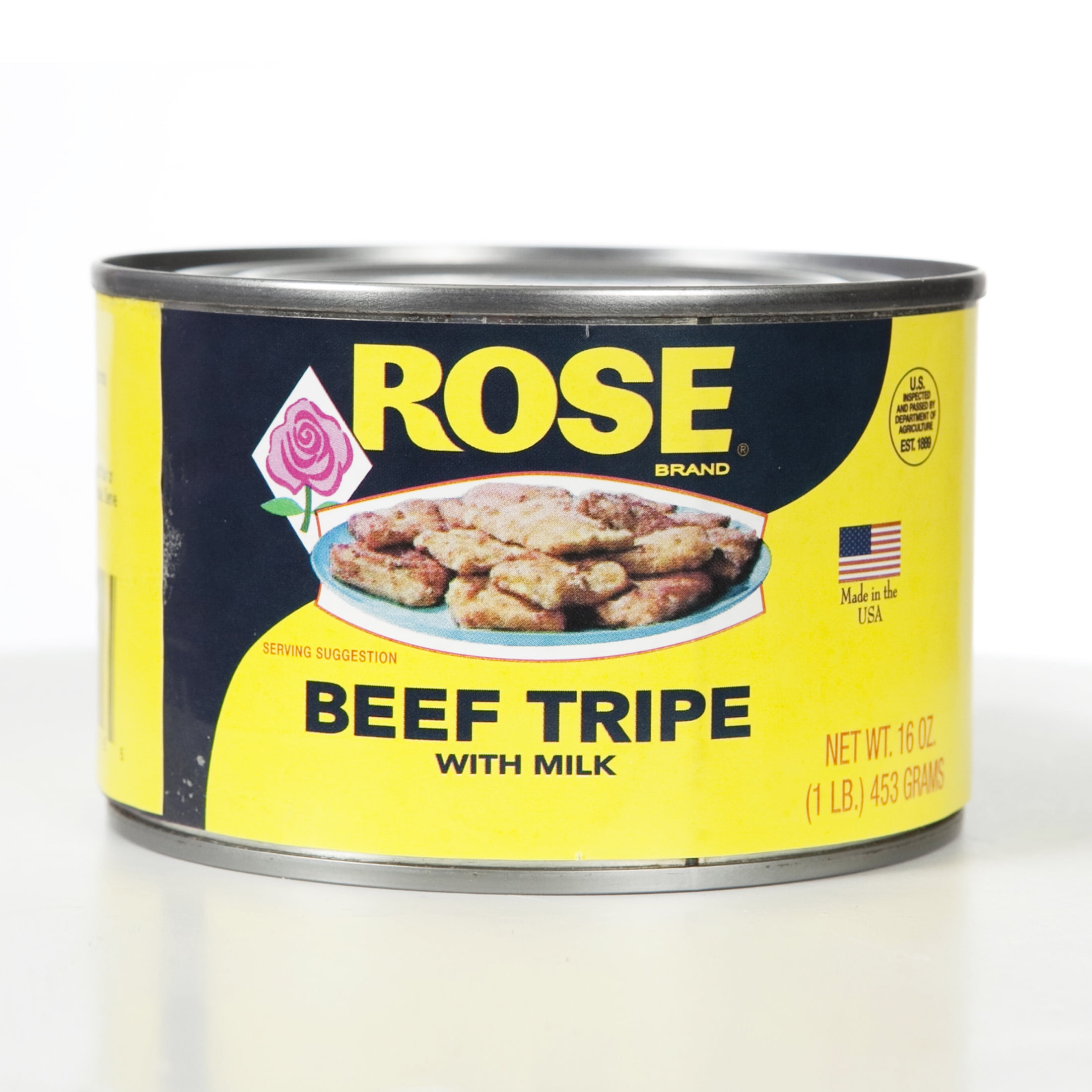 Rose Beef Tripe with Milk 16 oz Can