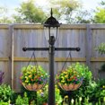 thumbnail image 2 of Lamp Post Arm Ladder Rest Light Pole Handle Replacement Metal Lamp Post Rod Crossing Arm Pole Outdoor Lamp Post Replacement Part, 2 of 5