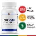 thumbnail image 5 of Stop Aging Now - CUR-Q10 ULTRA Curcumin CoQ10 Complex Supplement - 60 Softgels, 5 of 8