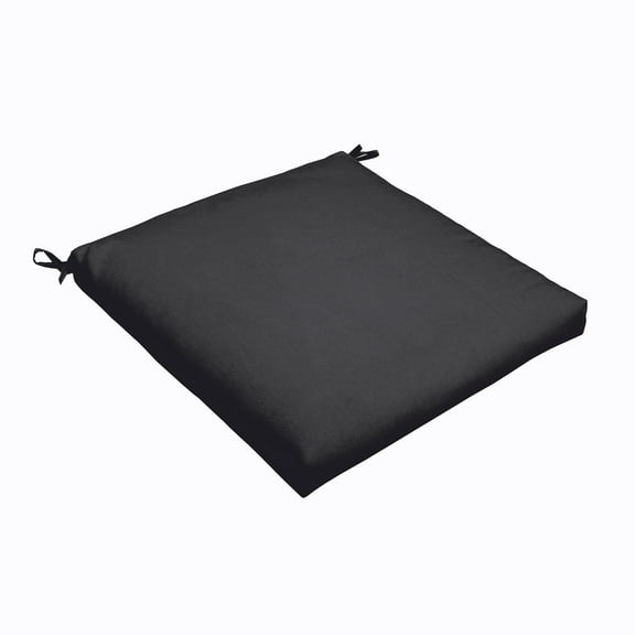 Sorra Home Black Indoor/Outdoor Cushion, Bristol