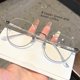 thumbnail image 2 of Gafas de miopía para mujer, estilo ligero, modernas, con montura grande, montura lisa sin rostro, gafas planas con luz, 2 of 5