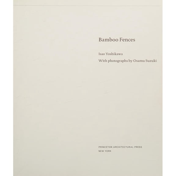 Pre-Owned Bamboo Fences (Hardcover)