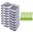 thumbnail image 2 of DPTALR 8pc Double Compartment Condiment Container Double Condiment Containers With Lids 2 Compartment Snack Containers Double Compartment Snack Containers, 2 of 9
