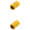 thumbnail image 3 of VONKY 4 Pieces Decorative Tire Caps Convenient Firm Tires Valve Cover Tire Plug Covers Modifying Accessory with Bright Color Golden 2Set, 3 of 6