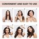 thumbnail image 3 of Juego de rizadores sin calor - Rulos para rizos sin calor - Rizadores de cabello sin calor y rulos calientes - Rizadores de cabello para dormir (juego de cuatro piezas de goma)(Negro)(1 piez, 3 of 5