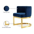 thumbnail image 4 of Meridian Furniture Gianna Navy Velvet Dining Chair, 4 of 5