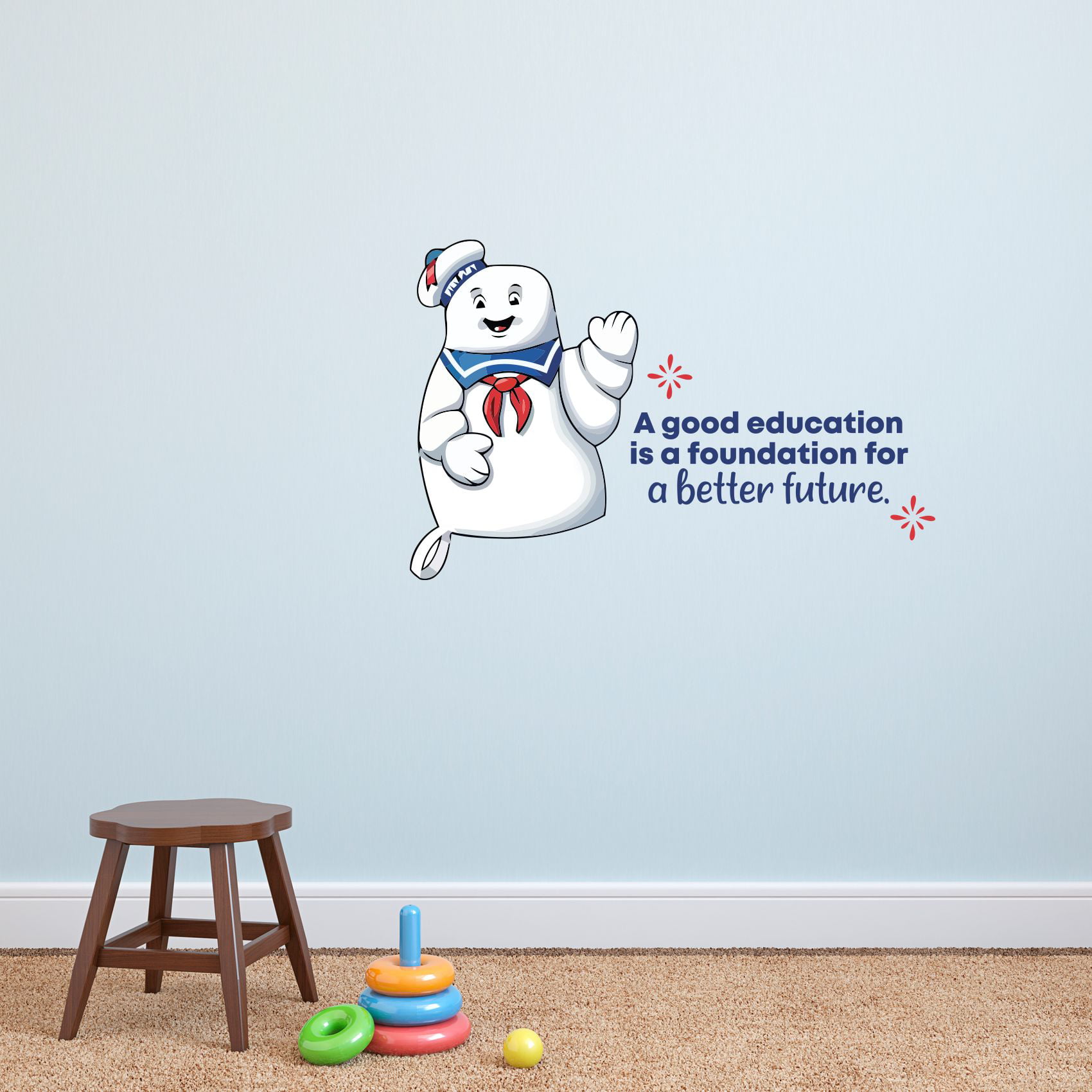 Ghost Busters Decal Sticker Bedroom Vinyl Kids Ghostbusters Logo 