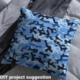 thumbnail image 2 of Homewish Retro Camo Fabric by the Yard 3 Yard,Vintage Camouflage Sewing Fabric,Blue Black Room Decor Fabric by the Yard For Boys Kids,Luxury Bedroom Decor, 2 of 6