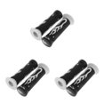 thumbnail image 2 of Justharion Universal 7/8 Motorcycle Scooter Handlebar Hand Grips Soft Rubber White 3Set, 2 of 6