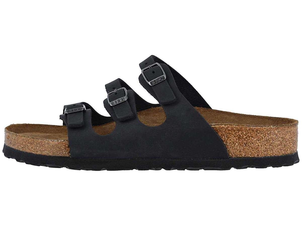 サンダル BIRKENSTOCK Men Sandals Black 1011445 BIRKENSTOCK Unisex Adult 40 1011445 Black Oiled Leather