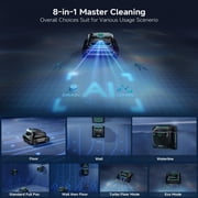 WYBOT S2 Vision Cordless Robotic Pool Cleaner, AI Vision Debris Detection, Brushless Motor, Wall & Waterline Cleaning, App Control, for Inground Pools up to 3229 Sq.Ft, Black & Green