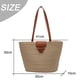 thumbnail image 2 of Bolso de mano grande de playa para mujer, bolso de hombro tejido a mano de algodón de ganchillo para verano, 2 of 6